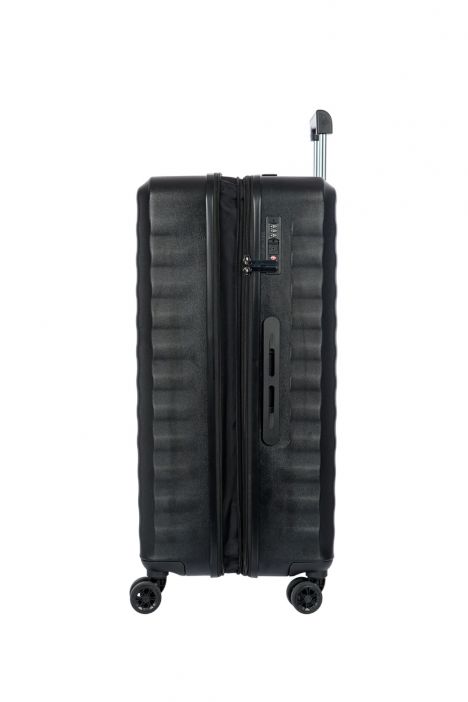 6377 Brics Nausicaa Körüklü Büyük Boy Valiz 53,5x79x28/32 cm Siyah/Black - 001
