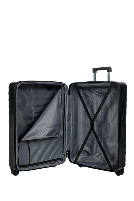 6377 Brics Nausicaa Körüklü Büyük Boy Valiz 53,5x79x28/32 cm Siyah/Black - 001