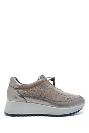657620 Imac Esther Kadın Taşlı Anatomik Sneaker 36-41 Kahve/T.Moro 51293/017