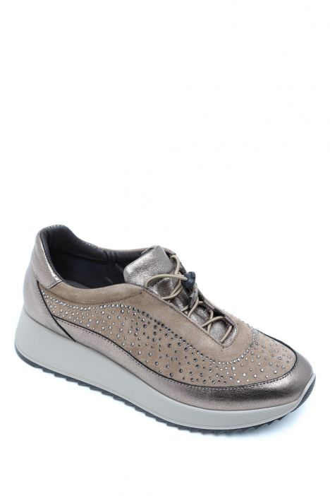 657620 Imac Esther Kadın Taşlı Anatomik Sneaker 36-41 Kahve/T.Moro 51293/017