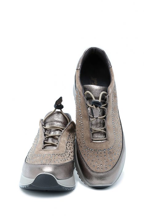 657620 Imac Esther Kadın Taşlı Anatomik Sneaker 36-41 Kahve/T.Moro 51293/017