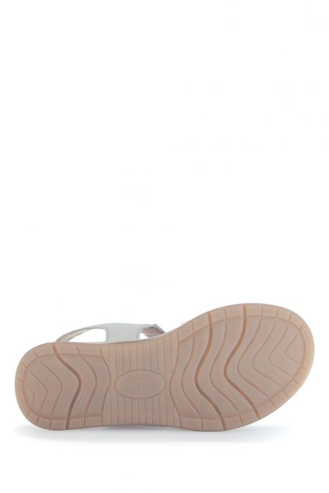 66885 Gabor Rolling Soft Kadın Yürüyüş Sandaleti 3.5-7.5 80 Beyaz/Lizard Cheope - bianco/oro