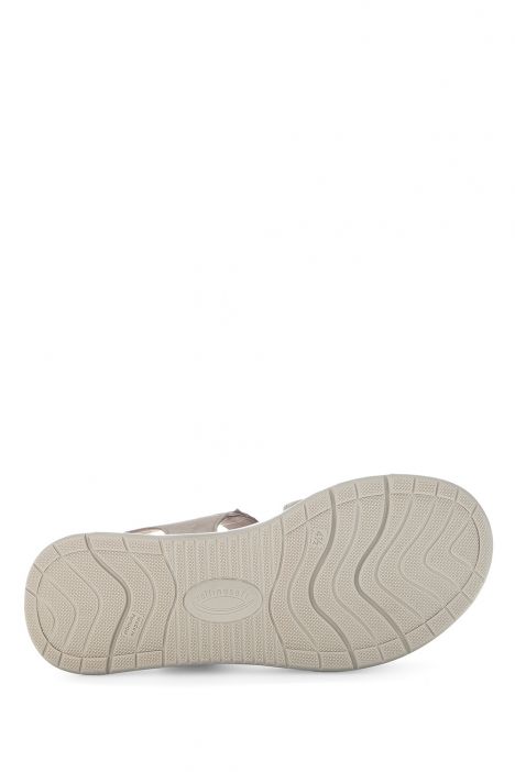 66885 Gabor Rolling Soft Kadın Yürüyüş Sandaleti 3.5-7.5 43 Bej/Soft Nubuk leinen
