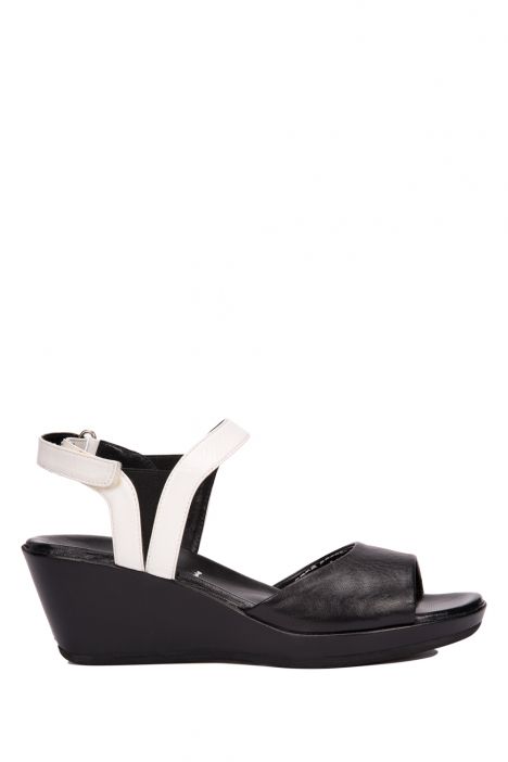 7056 Valleverde Kadın Sandalet 35-41 NEGRO-BIANCO