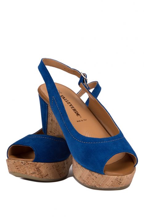 7146 Valleverde Kadın Sandalet 35-41 Mavi / Blue