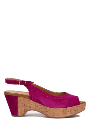 7146 Valleverde Kadın Sandalet 35-41 Fuşya / Fuxia