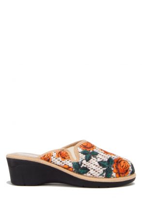 7197 Kifidis Best Kadın Terlik 35-41 Beige-Arancio