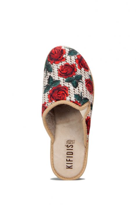 7197 Kifidis Best Kadın Terlik 35-41 Beige-Rosso