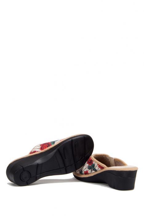 7197 Kifidis Best Kadın Terlik 35-41 Beige-Rosso