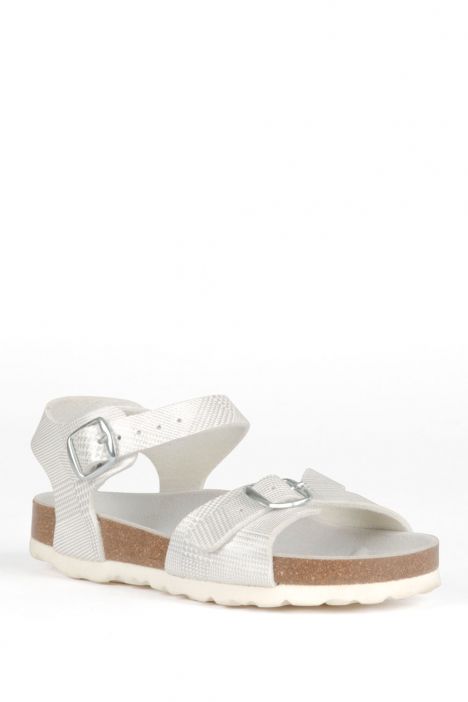 7291 Ch-Kifidis Çocuk Sandalet 24-30 Beyaz / White