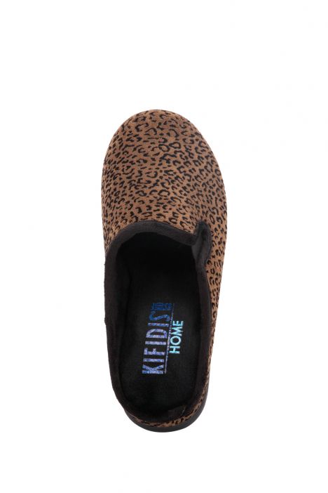 731175 Kifidis Home Kadın Leopar Desenli Ev Terliği 36-40 Bej / Piedra 3