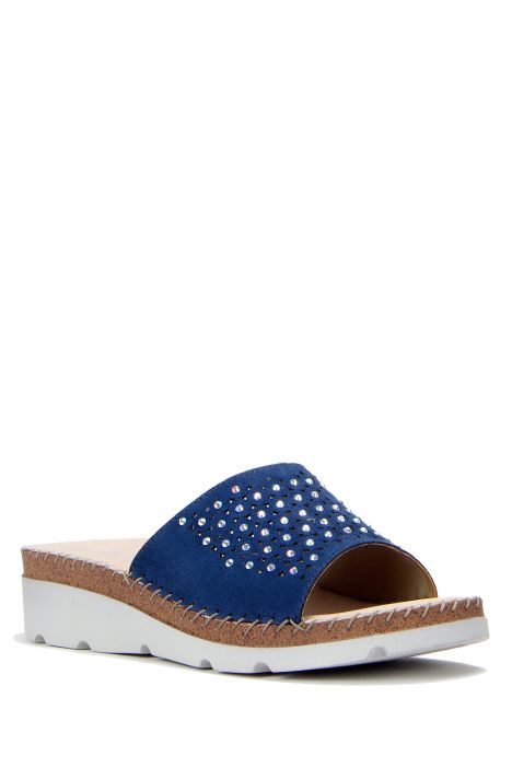 7496 Kifidis Best Kadın Terlik 35-41 Mavi / Blue