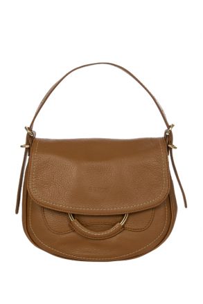7508 Bric's Gondola Stella Deri Omuz Çantası 28x23x9 cm Taba/Tan Leather - 098