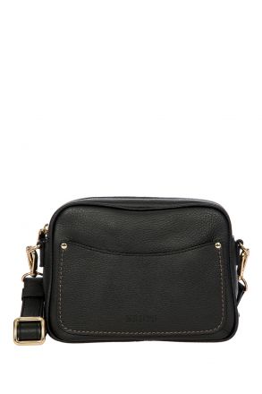 7512 Bric's Gondola Magnolia Deri Omuz Çantası cm 23x17x7 cm Siyah/Black - 001