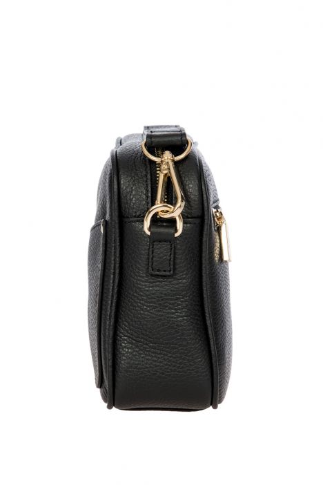 7512 Bric's Gondola Magnolia Deri Omuz Çantası cm 23x17x7 cm Siyah/Black - 001