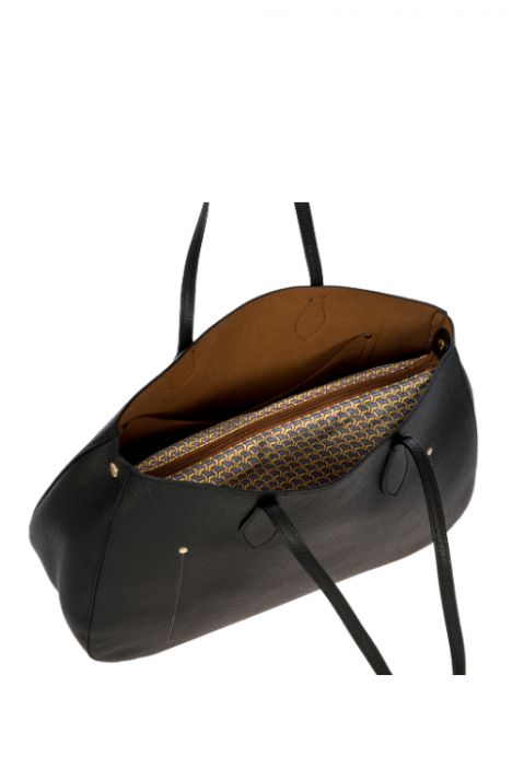 7513 Bric's Gondola Lavanda Deri Omuz Çantası 39x26x14 cm Siyah/Black - 001