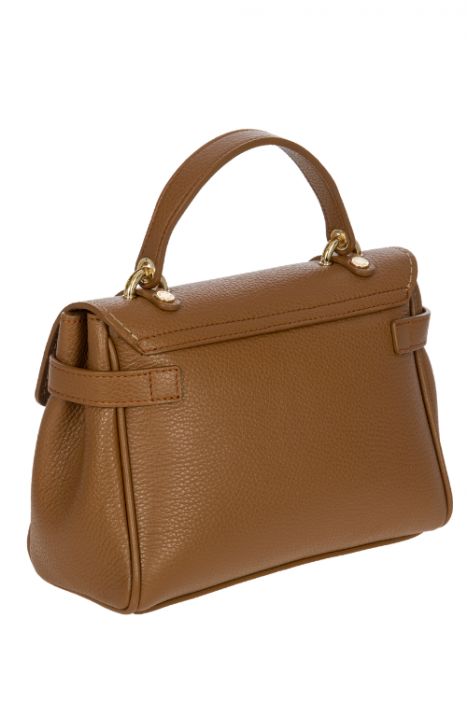 7514 Bric's Gondola Ninfea Deri El ve Omuz Çantası 25x18x10 cm Taba/Tan Leather - 098