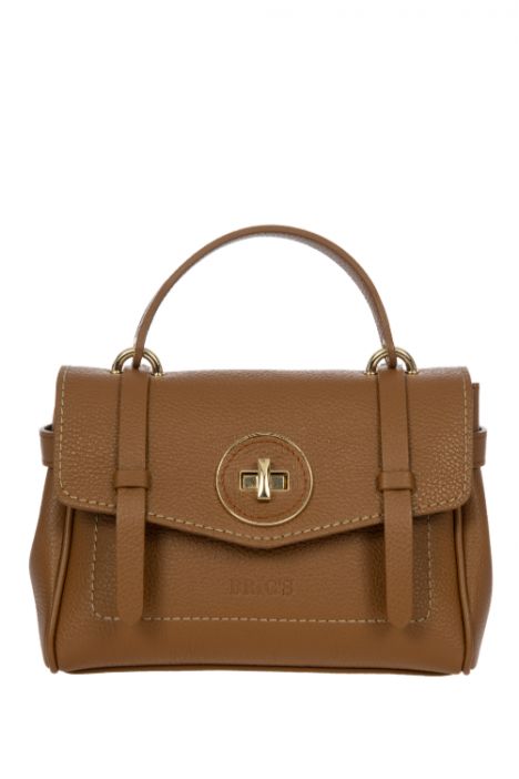 7514 Bric's Gondola Ninfea Deri El ve Omuz Çantası 25x18x10 cm Taba/Tan Leather - 098