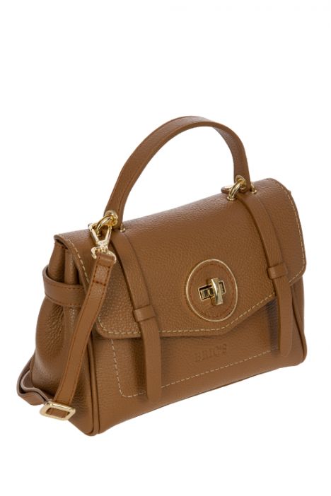 7514 Bric's Gondola Ninfea Deri El ve Omuz Çantası 25x18x10 cm Taba/Tan Leather - 098