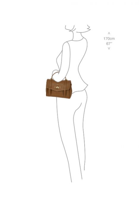 7514 Bric's Gondola Ninfea Deri El ve Omuz Çantası 25x18x10 cm Taba/Tan Leather - 098