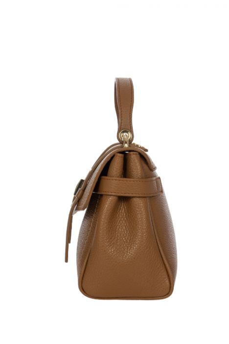 7514 Bric's Gondola Ninfea Deri El ve Omuz Çantası 25x18x10 cm Taba/Tan Leather - 098