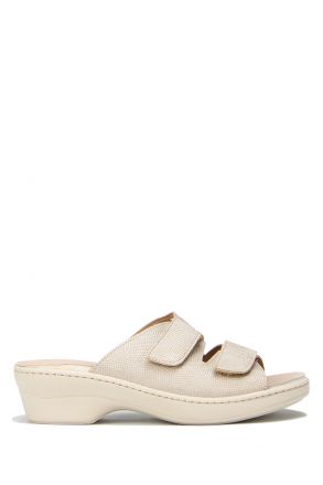 7516 Kifidis Best Kadın Terlik 35-41 Bej / Beige