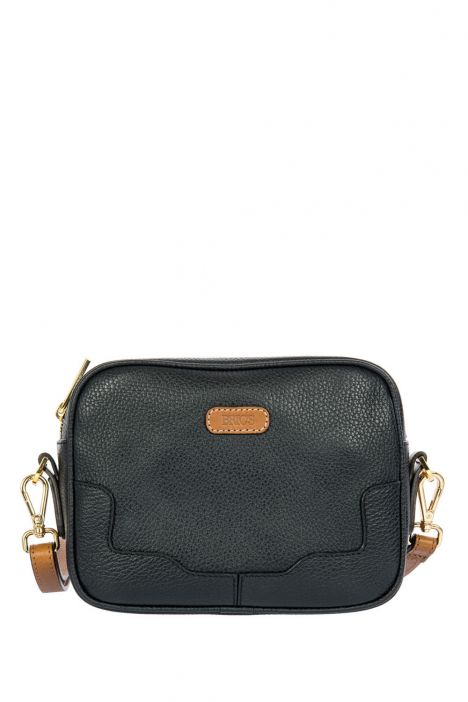 7534 Brics Perla Omuz Çantası 21x15x6,5 cm Black/Tan -902