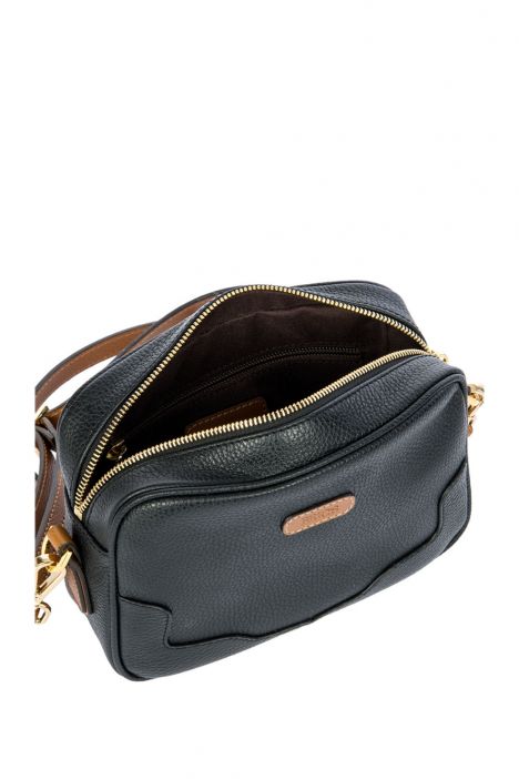 7534 Brics Perla Omuz Çantası 21x15x6,5 cm Black/Tan -902