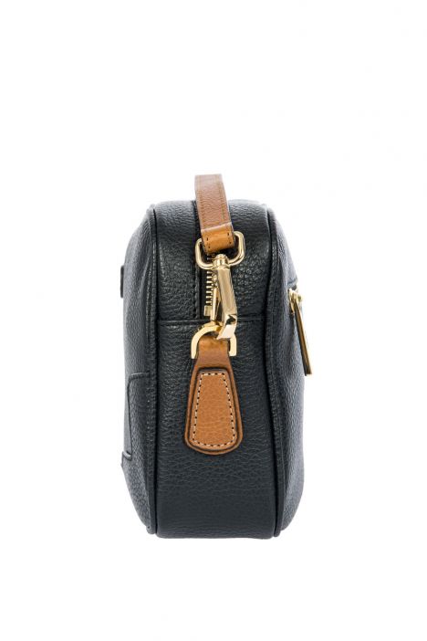 7534 Brics Perla Omuz Çantası 21x15x6,5 cm Black/Tan -902