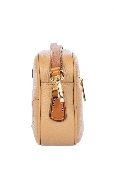 7534 Brics Perla Omuz Çantası 21x15x6,5 cm Beige/Maple-Tobacco - 494