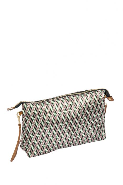 7539 Brics Perla Omuz Çantası 37x24x14 cm Black/Tan -902