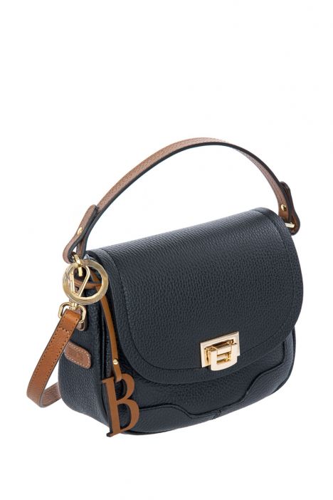 7560 Brics Perla El ve Omuz Çantası 23x17x8 cm Black/Tan -902