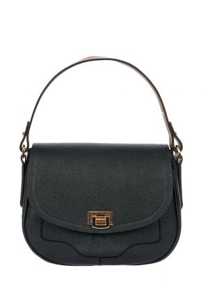 7560 Brics Perla El ve Omuz Çantası 23x17x8 cm Black/Tan -902