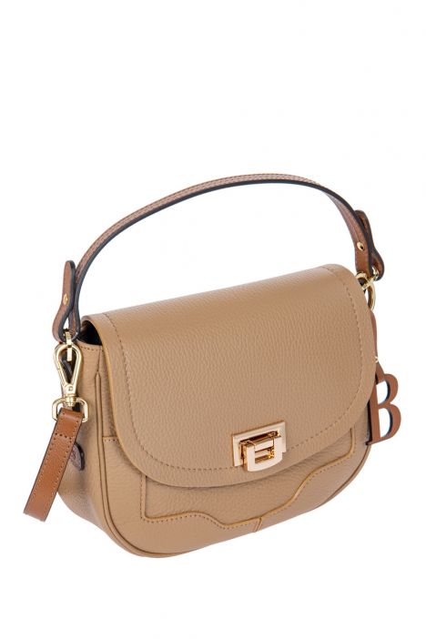 7560 Brics Perla El ve Omuz Çantası 23x17x8 cm Beige/Maple-Tobacco - 494