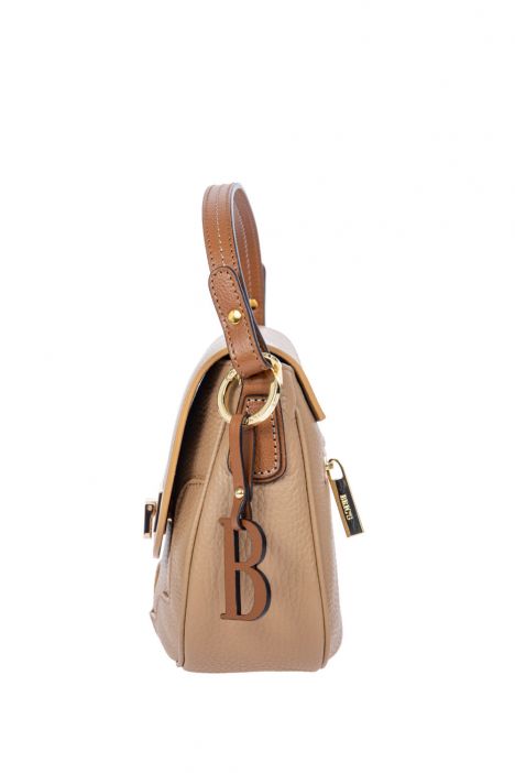 7560 Brics Perla El ve Omuz Çantası 23x17x8 cm Beige/Maple-Tobacco - 494