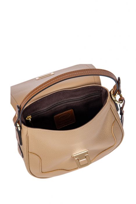 7560 Brics Perla El ve Omuz Çantası 23x17x8 cm Beige/Maple-Tobacco - 494