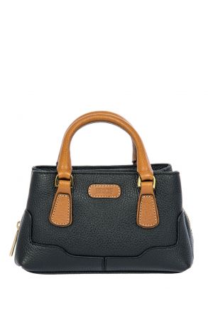 7567 Brics Perla El ve Omuz Çantası 21x13x10,5 cm Black/Tan -902