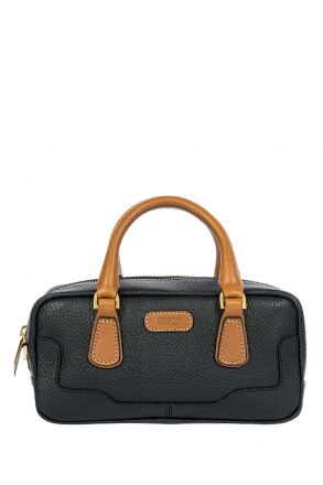 7568 Brics Perla El ve Omuz Çantası 22x11,5x8 cm Black/Tan -902