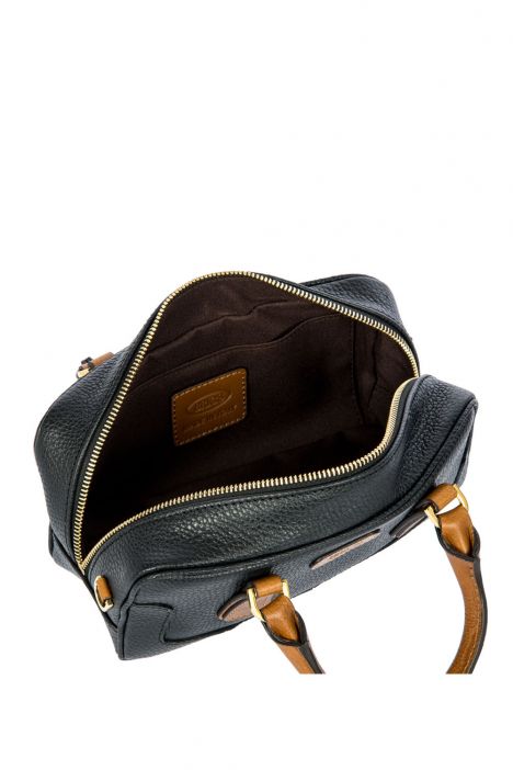 7568 Brics Perla El ve Omuz Çantası 22x11,5x8 cm Black/Tan -902