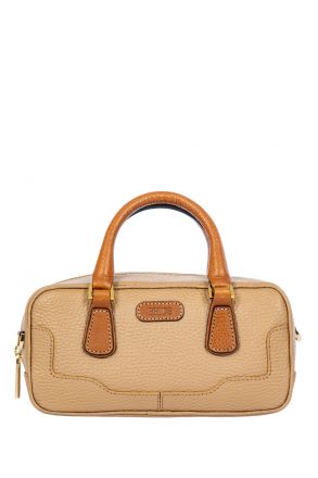 7568 Brics Perla El ve Omuz Çantası 22x11,5x8 cm Beige/Maple-Tobacco - 494