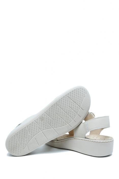 757260 Imac Dayana Kadın Dolgu Topuklu Anatomik Sandalet 35-41 Bej/Platino 26747/013 Beige