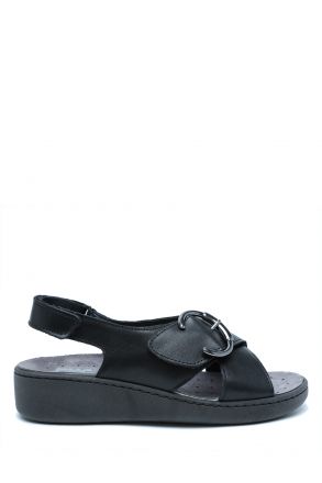 757280 Imac Dayana Kadın Dolgu Topuklu Anatomik Sandalet 35-41 Siyah/Nero 1400/011