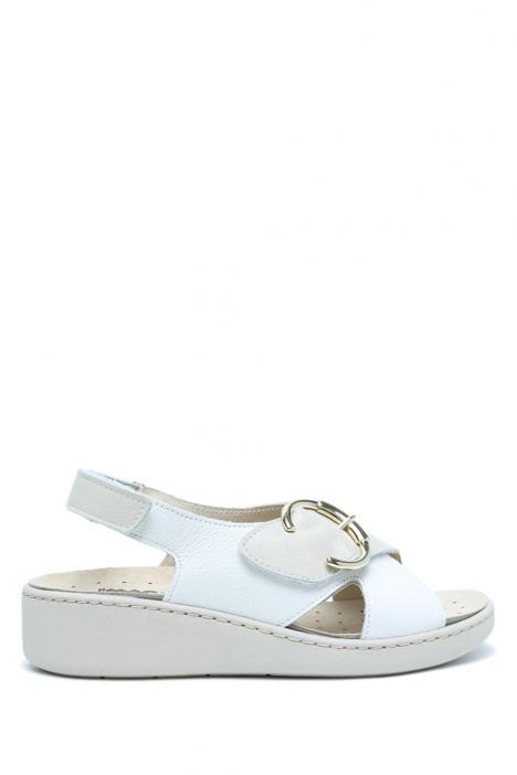 757280 Imac Dayana Kadın Dolgu Topuklu Anatomik Sandalet 35-41 Beyaz/Avorio 26736/001 Bianco