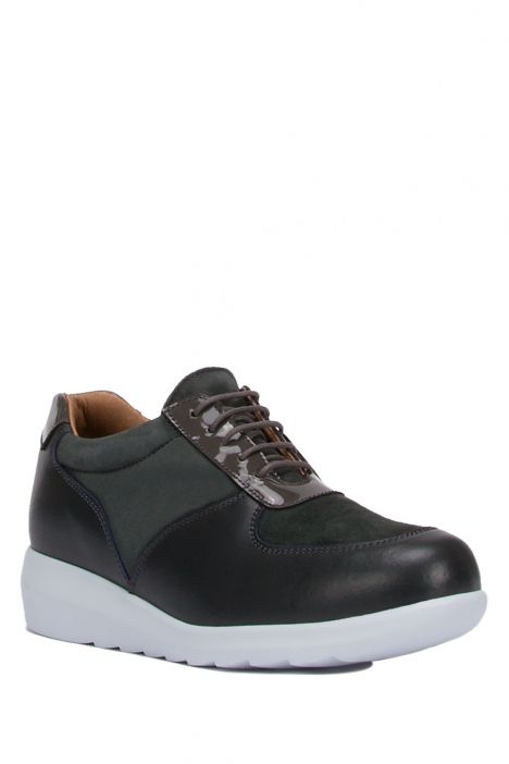 7673-H Pinosos Kadın Ayakkabı 36-41 Gri / Grey