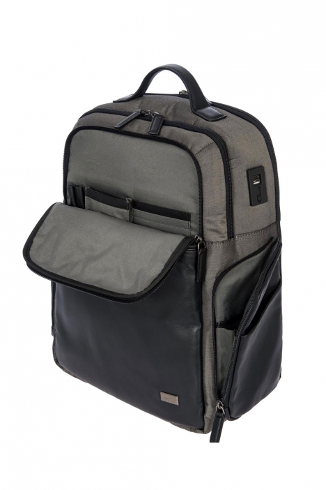 7701 Bric's Monza Sırt Çantası 35x45x17 cm Gri / Grey