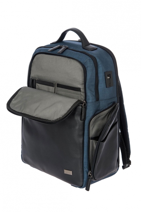 7701 Bric's Monza Sırt Çantası 35x45x17 cm Lacivert / Navy Blue