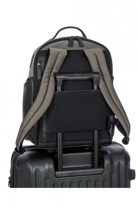 7702 Bric's Monza Sırt Çantası 32x40x16 cm Gri / Grey