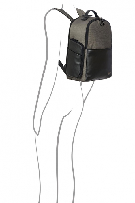 7702 Bric's Monza Sırt Çantası 32x40x16 cm Gri / Grey