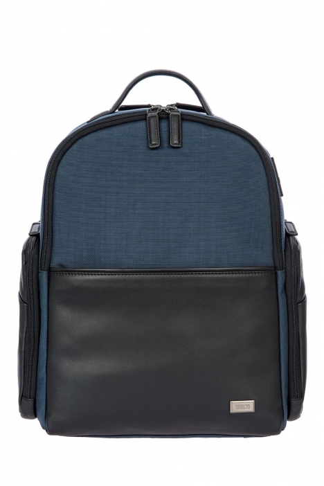 7702 Bric's Monza Sırt Çantası 32x40x16 cm Lacivert / Navy Blue