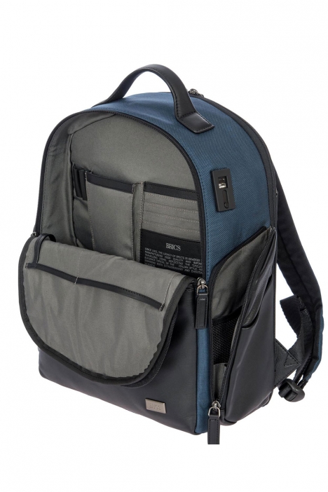 7702 Bric's Monza Sırt Çantası 32x40x16 cm Lacivert / Navy Blue